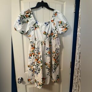 Floral Puff Sleeve Dress